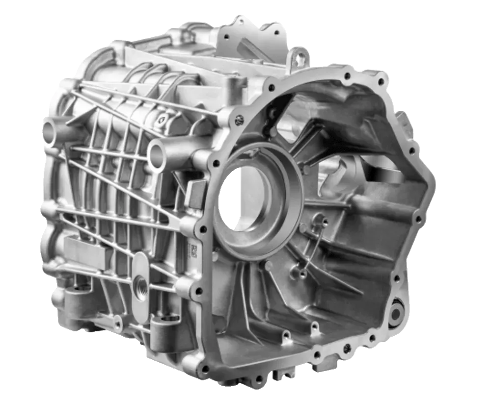 Aluminum die cast transmission housing